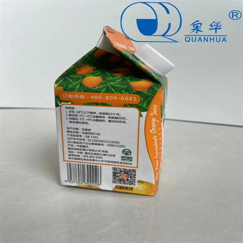 Китай Перерабатываемая коробка для свежего молока, производитель