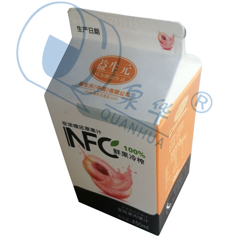 Caja De Leche Fresca Jugo De Naranja