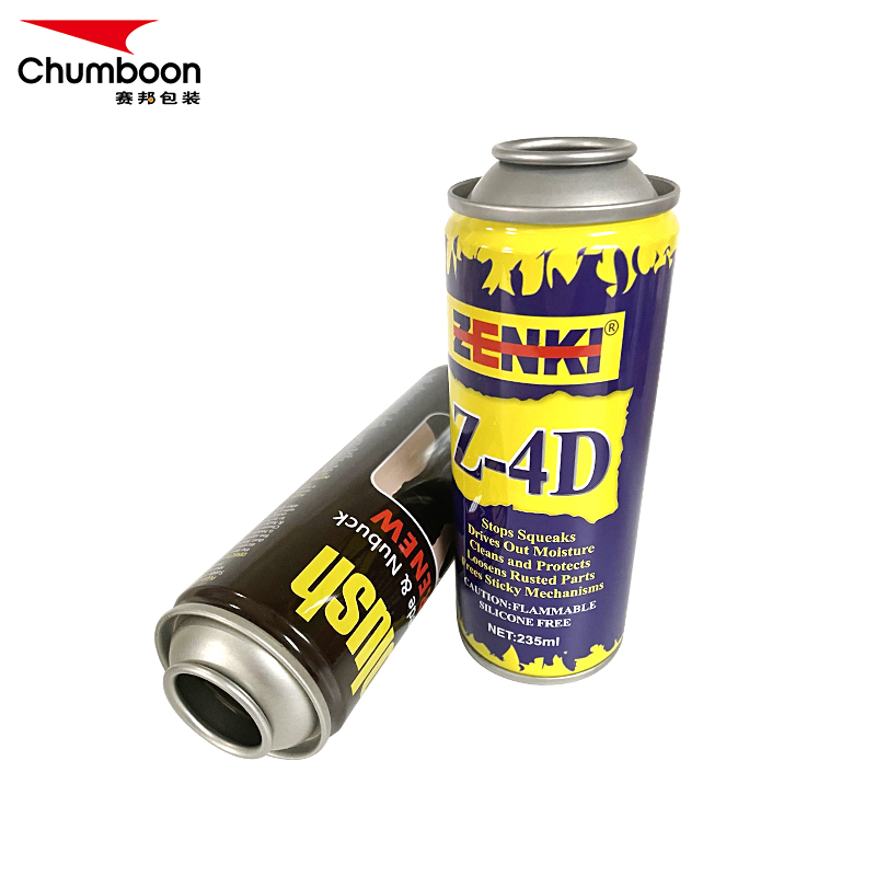 65mm Aerosol Tin Can With Printing For Insecticide