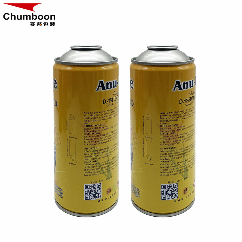 Aerosol Tin Can For Automotive Beauty Products