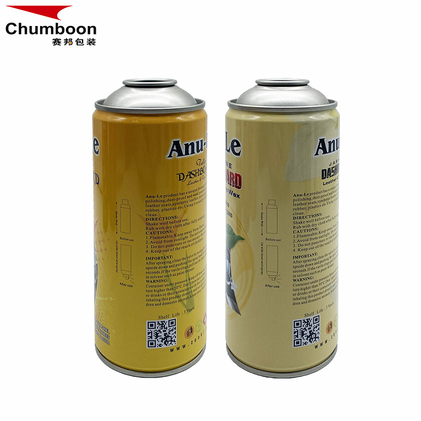 Aerosol Tin Can For Automotive Beauty Products