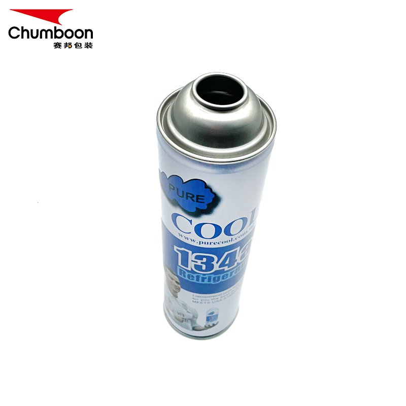 Empty Refillable Aerosol Tin Can For Body Spray 250ml