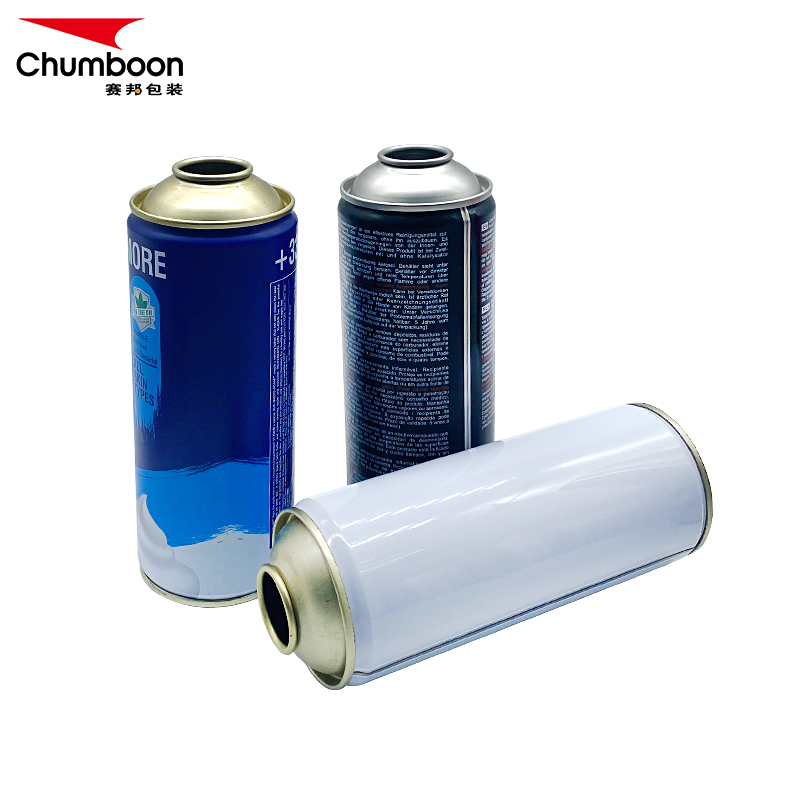 Custom CMYK Printing Aerosol Tin Can With Good Quality For Car Cleaning Foam