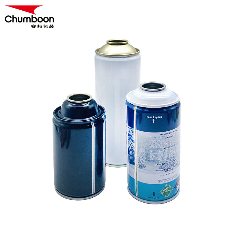 Custom CMYK Printing Aerosol Tin Can With Good Quality For Car Cleaning Foam