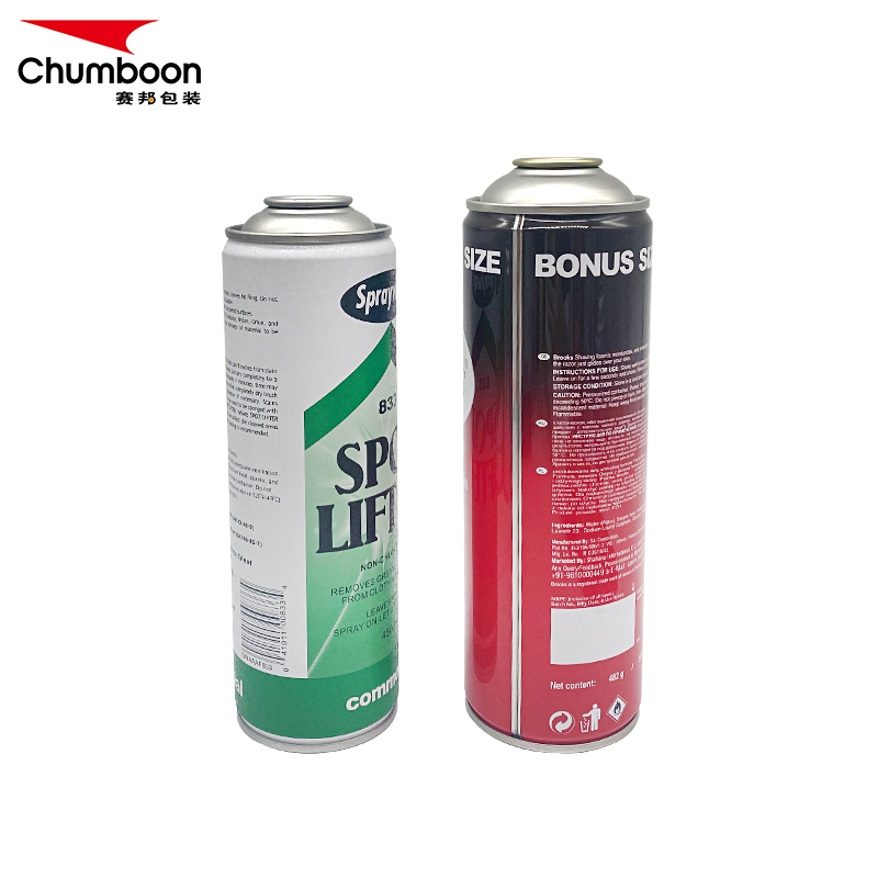 Custom CMYK Printing Aerosol Tin Can With Good Quality For Car Cleaning Foam