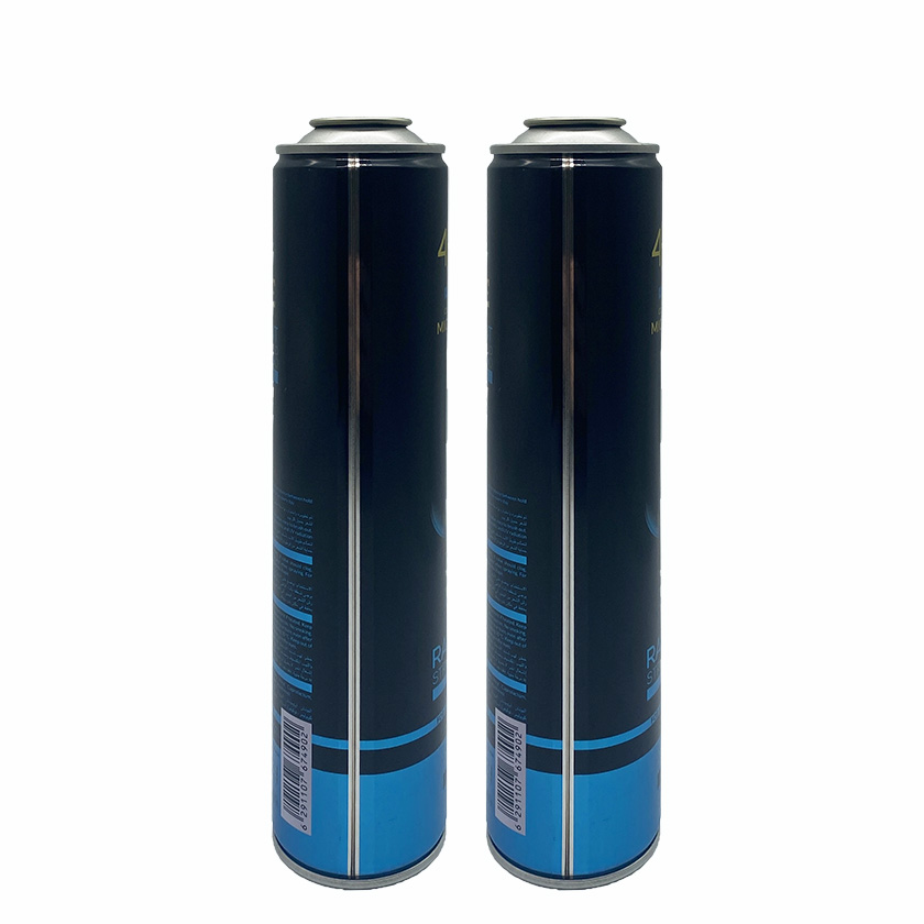 Diameter 52mm Hair Spray Aerosol Tin Can With Logo Printing