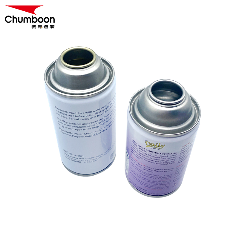 Metal Tin Cans Aerosol Tinplate Can Manufacturer For Air Freshener Dispenser 65x100mm