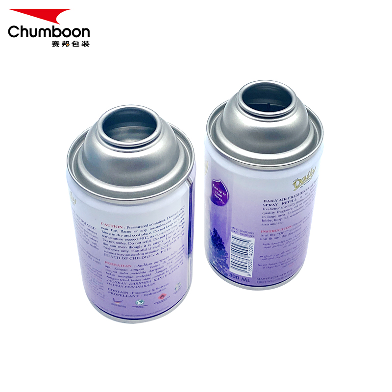 Metal Tin Cans Aerosol Tinplate Can Manufacturer For Air Freshener Dispenser 65x100mm