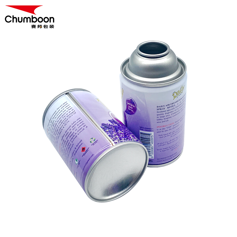 Metal Tin Cans Aerosol Tinplate Can Manufacturer For Air Freshener Dispenser 65x100mm