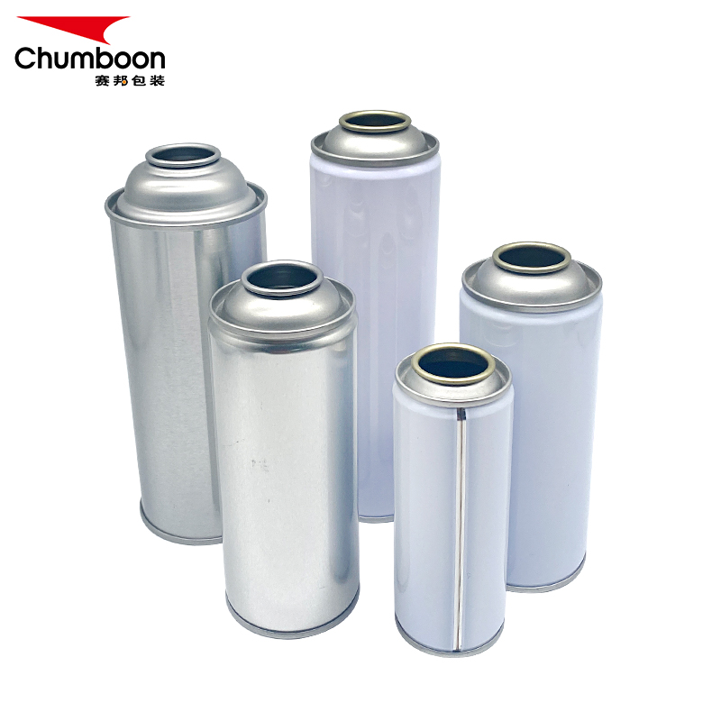 White Coating Aerosol Tin Can For Paint Without Printing