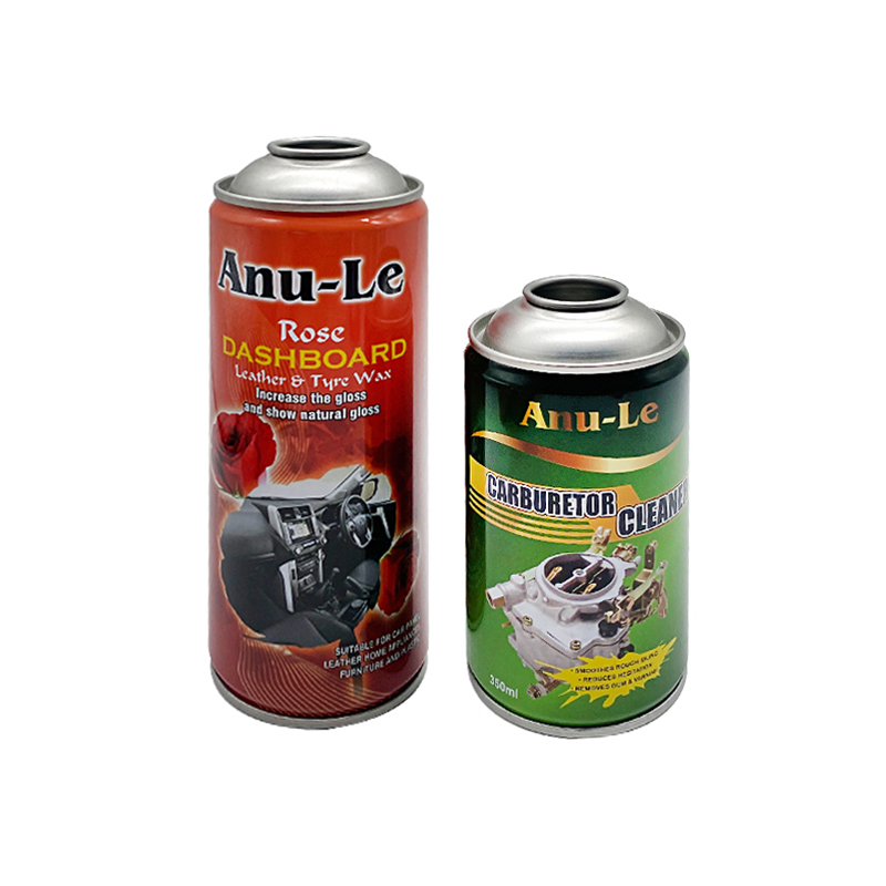 Customization Empty Metal Tinplate Aerosol Can For Window Cleaner Spray