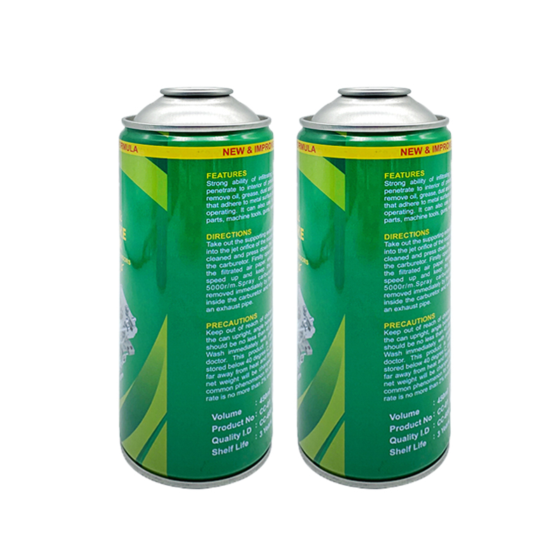 Customization Empty Metal Tinplate Aerosol Can For Window Cleaner Spray