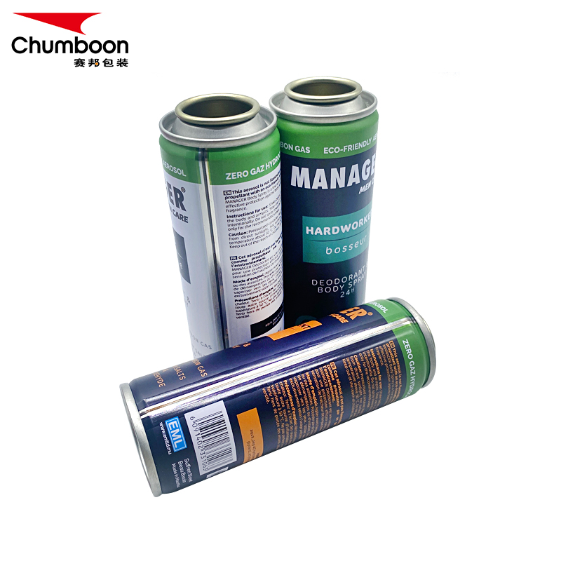 Chumboon Empty Metal Tin Aerosol Spray Can For Automotive Care Products