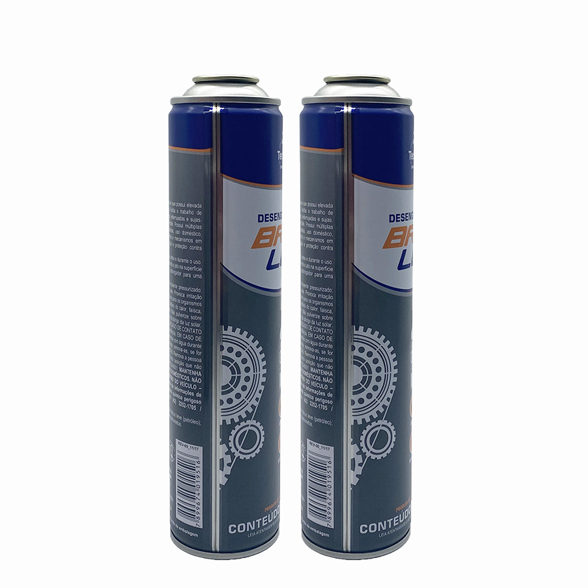 Nice Design Printing 52x140mm Foot Spray Tinplate Can