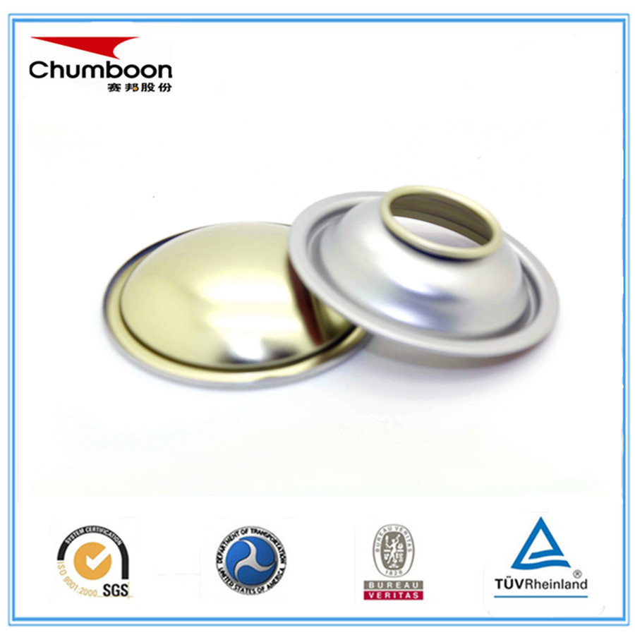 Supply Aerosol Tin Can Components Top And Bottome Wholesale Factory