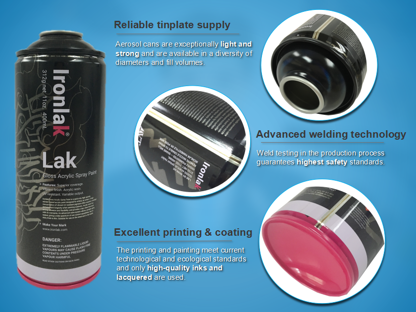 aerosol tin can