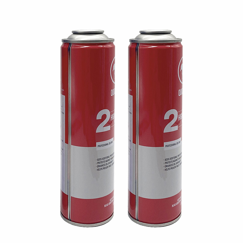 52x195mm Round Shape Hair Care Spray Filled Aerosol Metal Package