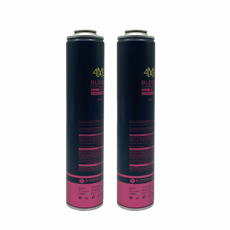 Diameter 52mm Hair Spray Aerosol Tin Can With Logo Printing