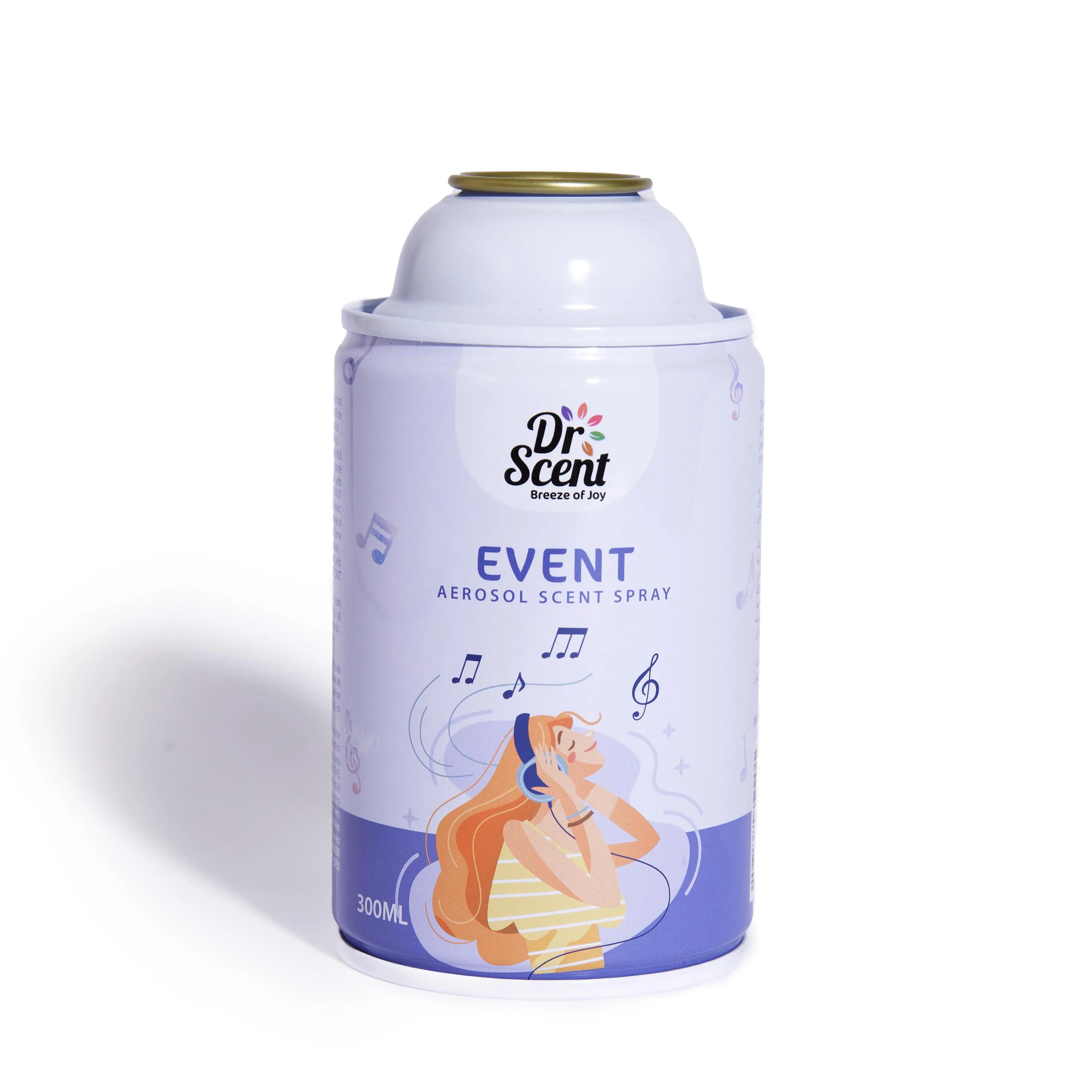 What information should be included on the packaging label of aerosol tin cans?