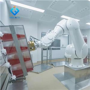 生産性の高いロボットセル工場設備