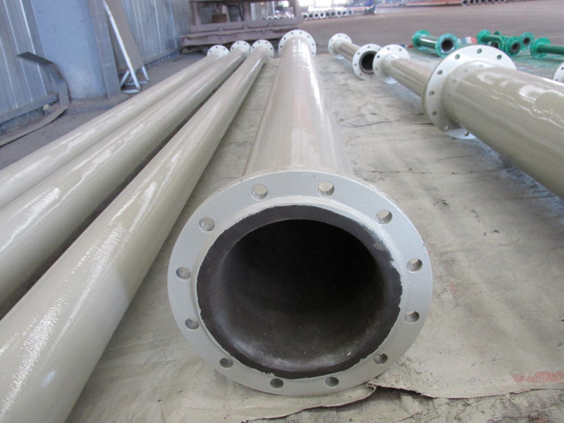 Rubber Lined Straight Pipe