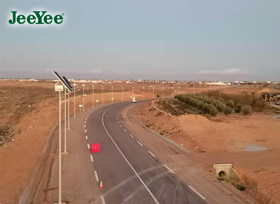 پروژه نور خیابان خورشیدی در تونس