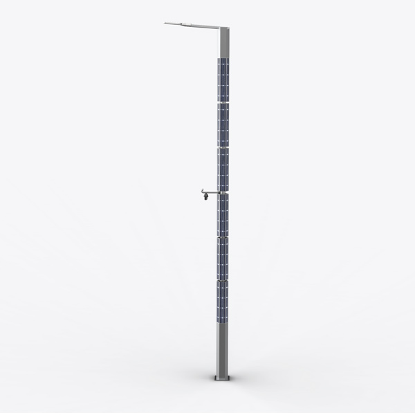 All In One Solar Street Light For Pathway Garage Parking Swimming Pool