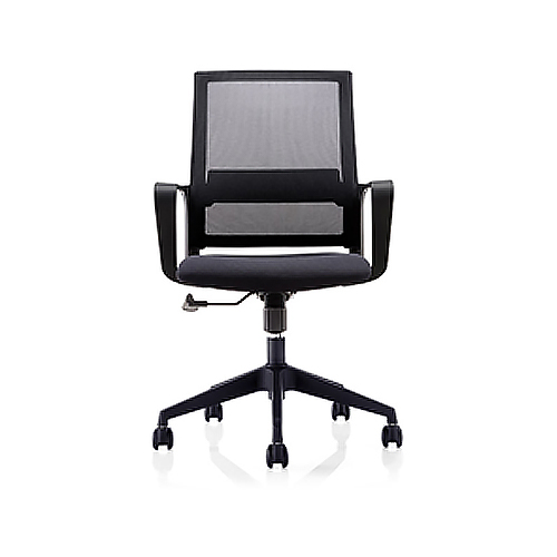 Medium Back Mesh Swivel Chair With Nylon Base