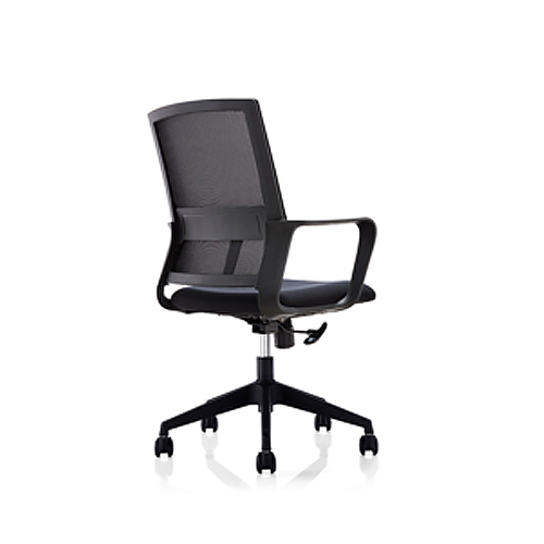 Medium Back Mesh Swivel Chair With Nylon Base