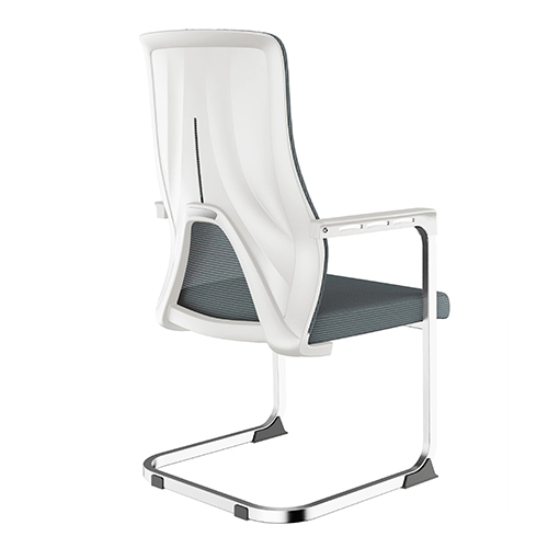 Office Pp Fixed Armret Visitor Chair With Strong Finish Chrome Base