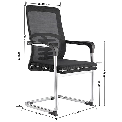 Mesh back visitor chair