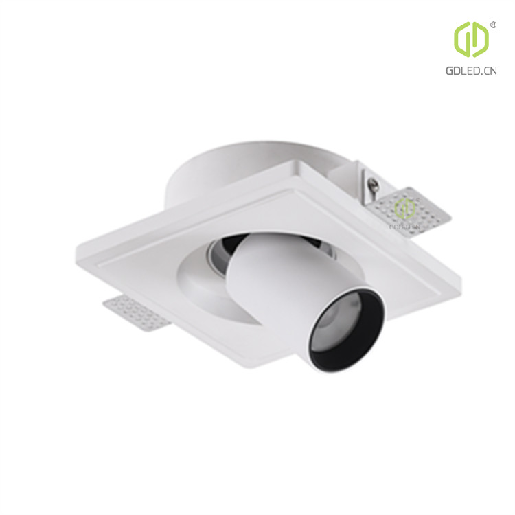 GC-1070 Recessed Spotlight In Plaster Tiltable Gypsum Light