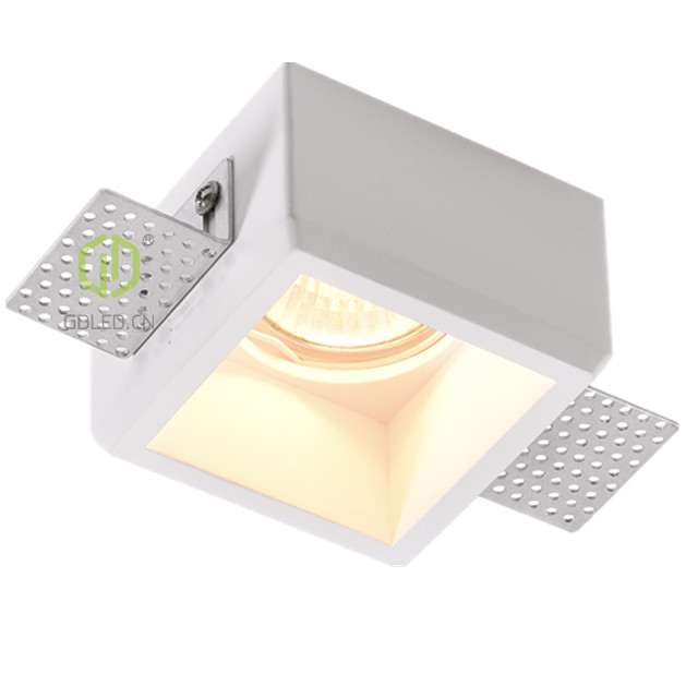 GC-1026 Gypsum Recessed Fixed Mini Spotlight Fitting