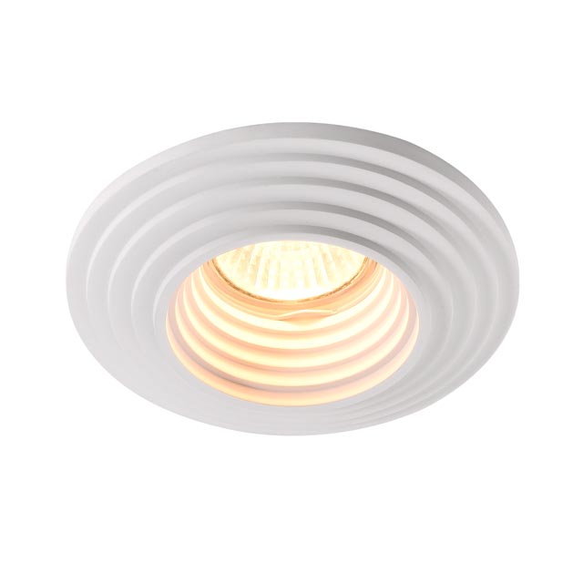 GC-1051 Mininalist Plaster Recessed Ceiling Luminaire GU10