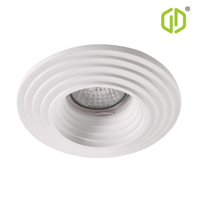 GC-1051 Mininalist Plaster Recessed Ceiling Luminaire GU10