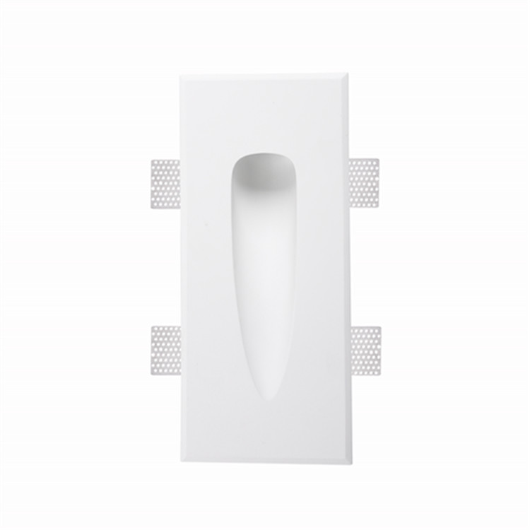 GWR-3008 Gypsum Trimless Recessed Low Level Wall Night Light