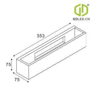 GW-8027M Minimalist Gypsum Wall Sconces Lighting G9