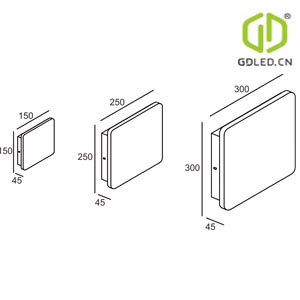 GW-8006 European Plaster Wall Light Minimal LED Wall Lamp