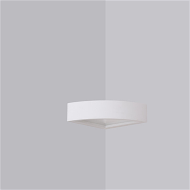 GW-8073 Wall Mounted Corner Light Angle Lamp Gypsum Finish