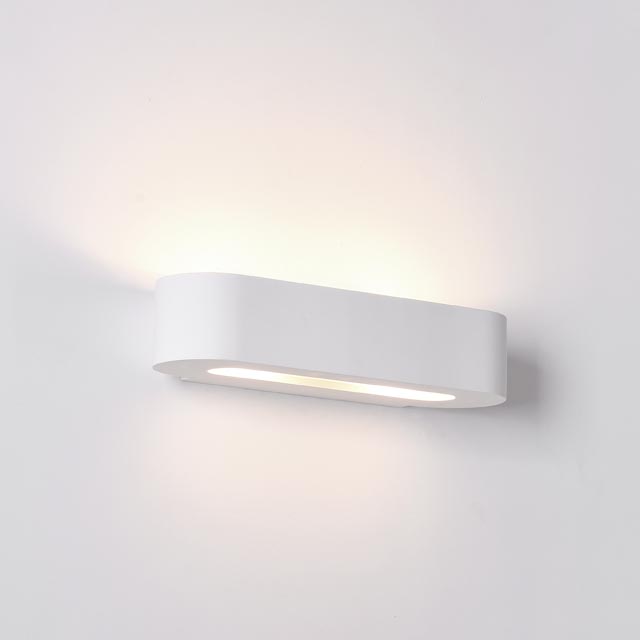 GW-8034 Plaster White Up Down Wall Washer Lights For Bedroom