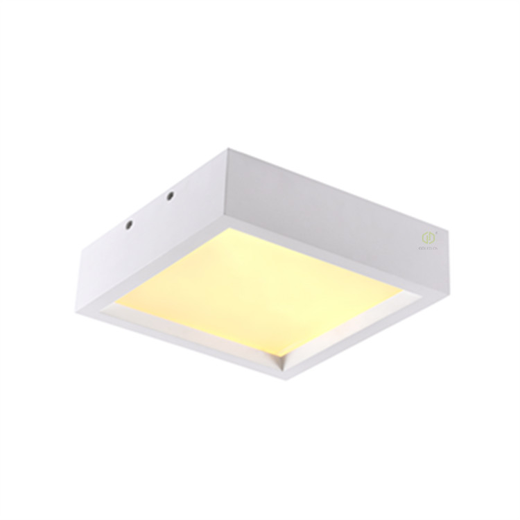 GC-4026 Gypsum White Square Ceiling Lights For Living Room