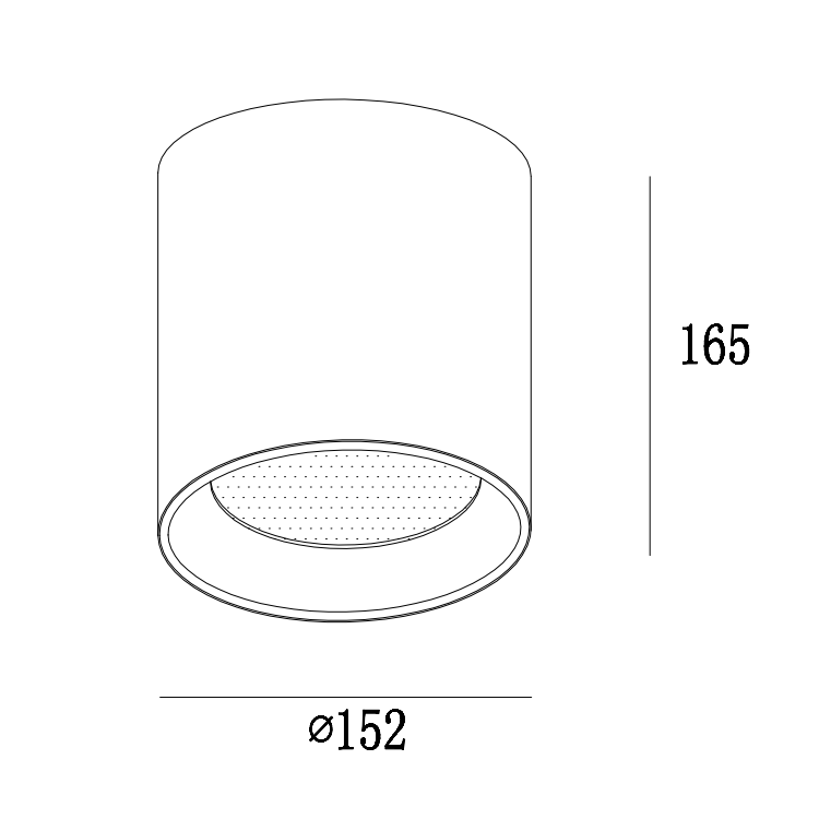 GC-4014 Modern Plaster LED Ceiling Mounted Light Fixtures