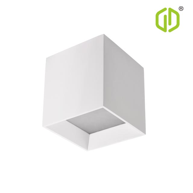 GC-4015 Gypsum Tiltable Square Flush Mount Led Ceiling Light
