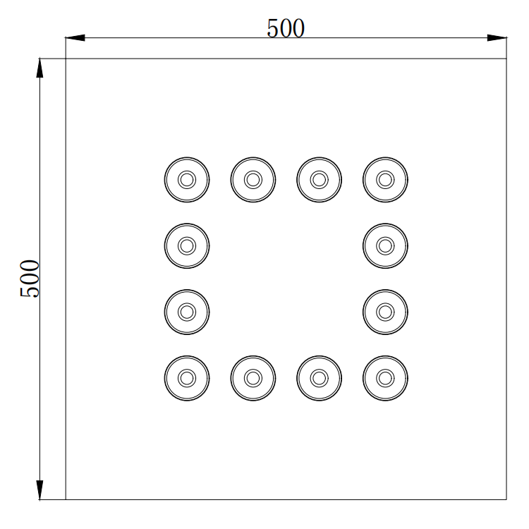 GC-4038CM Industrial Ceiling Lights Concrete Panel For Homes