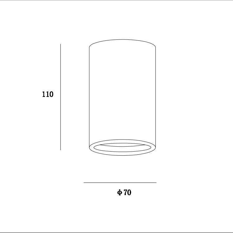 GC-4004H11 Plaster Overhead Circular Led Ceiling Light Fixture