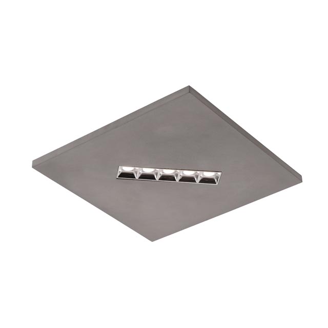 GC-4037CM Concrete Grey LED Semi Flush Mount Ceiling Light