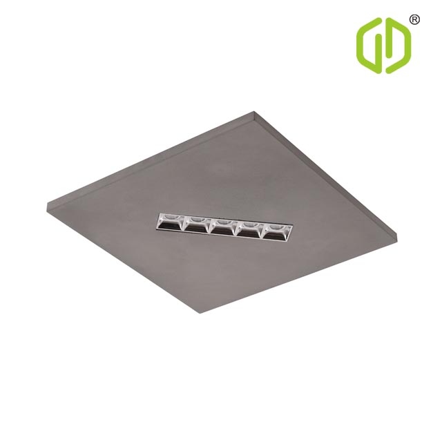 GC-4037CM Concrete Grey LED Semi Flush Mount Ceiling Light