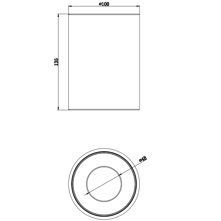 GC-2104/GC-1025 Gypsum Bright Ceiling Lights For Living Room
