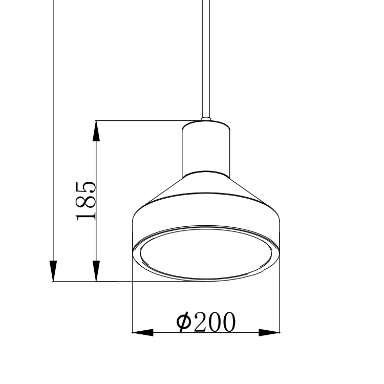GP-6050 Industrial Retro Indoor Cement Pendant Light