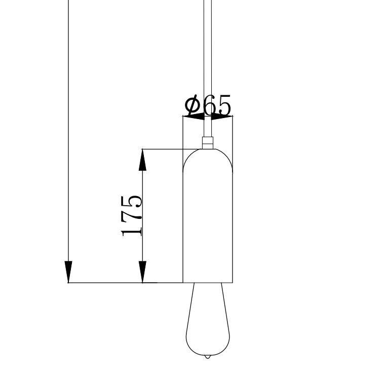 GP-6053 Concrete Restaurant Hotel Hanging Lighting